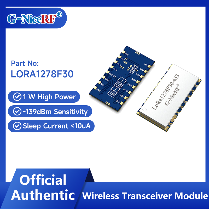 Rf 433Mhz Module - G-NiceRF | 2 peças lora1278f30 1w