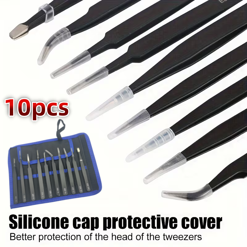 Diy Electronics Repair - Conjunto de pinças antiestáticas ESD, 10