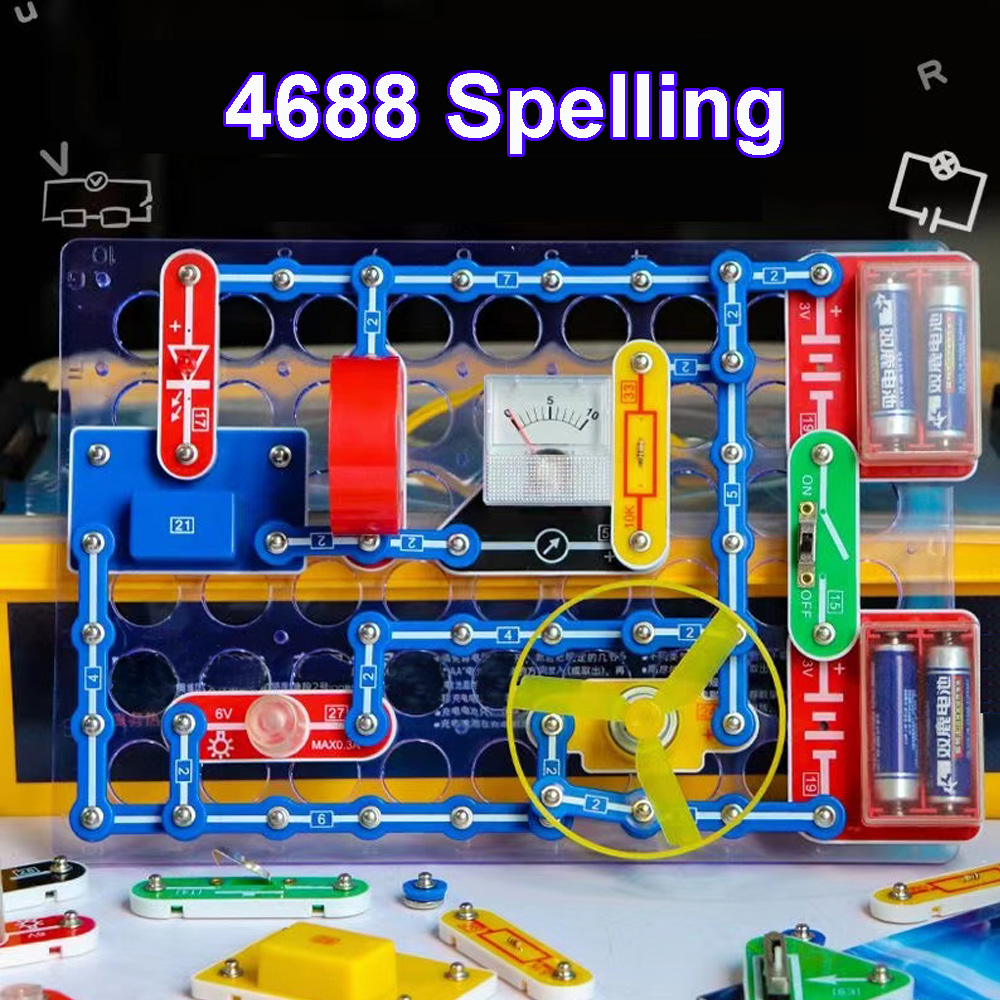 Diy Electronics Circuits - Circuito Experiment Kit for Kids, Educação
