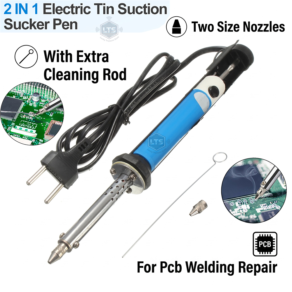 Desoldering Pump Solder - Caneta Elétrica de Sucção de Estanho