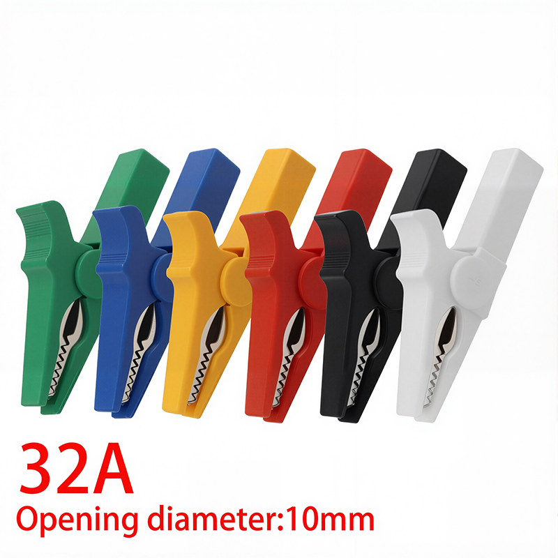 Crocodile Clip Set - 6 pçs clipes de jacaré 55mm