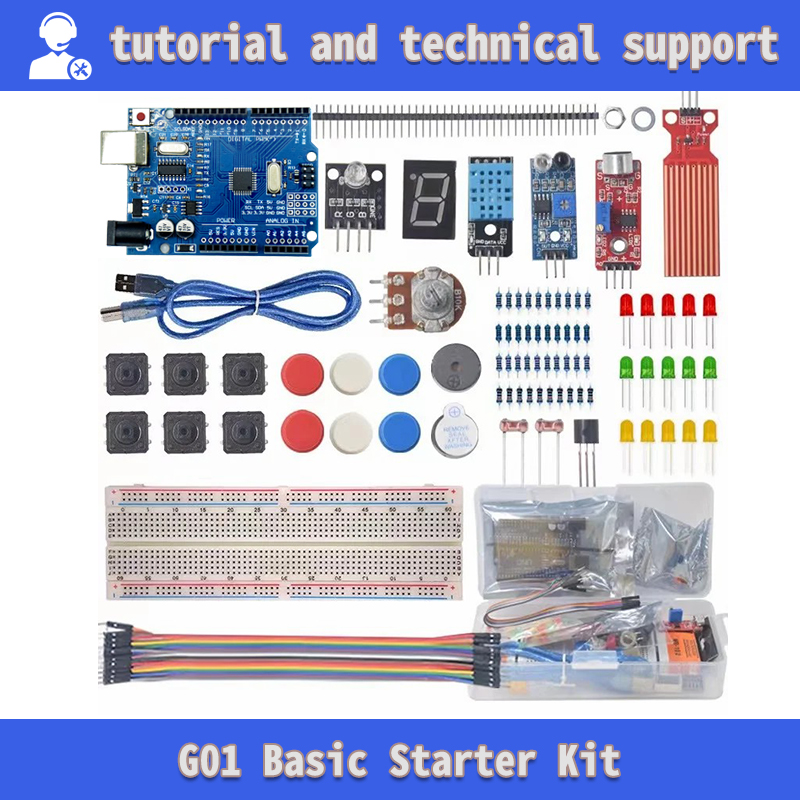 Diy Electronics Basics - Básico Starter Kit para Arduino Uno,