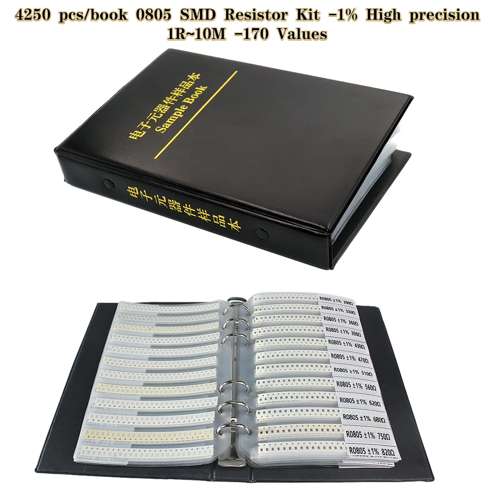 4250 peças 0805 kit de livro d - Diy Electronics Book avaliação e preço