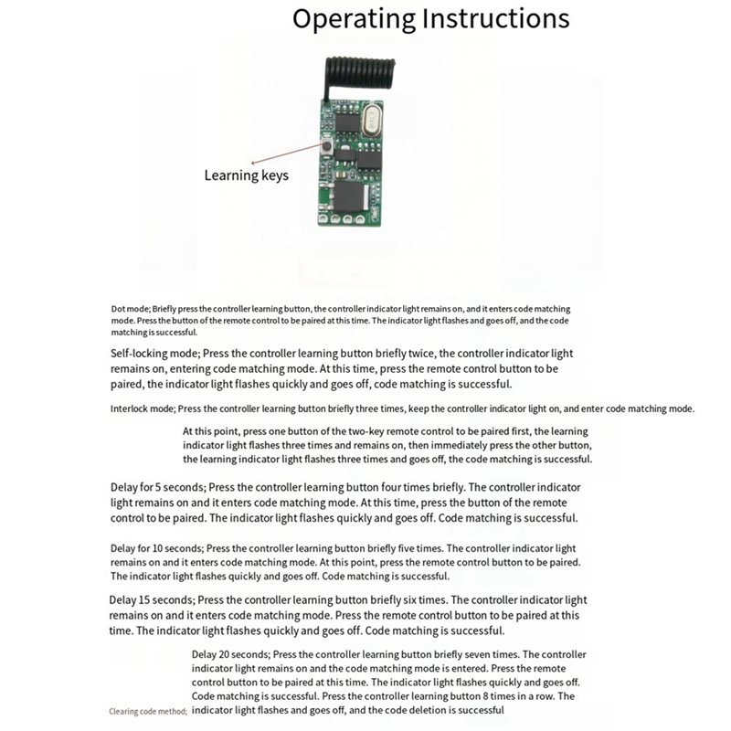 B04B-Para Controlador de Inter - Rf 433Mhz Module avaliação e preço