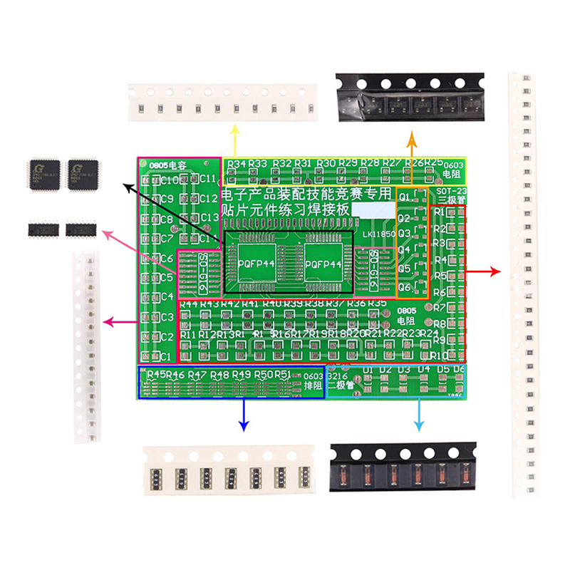 Prática de solda conjunto de q - Diy Electronics Basics avaliação e preço