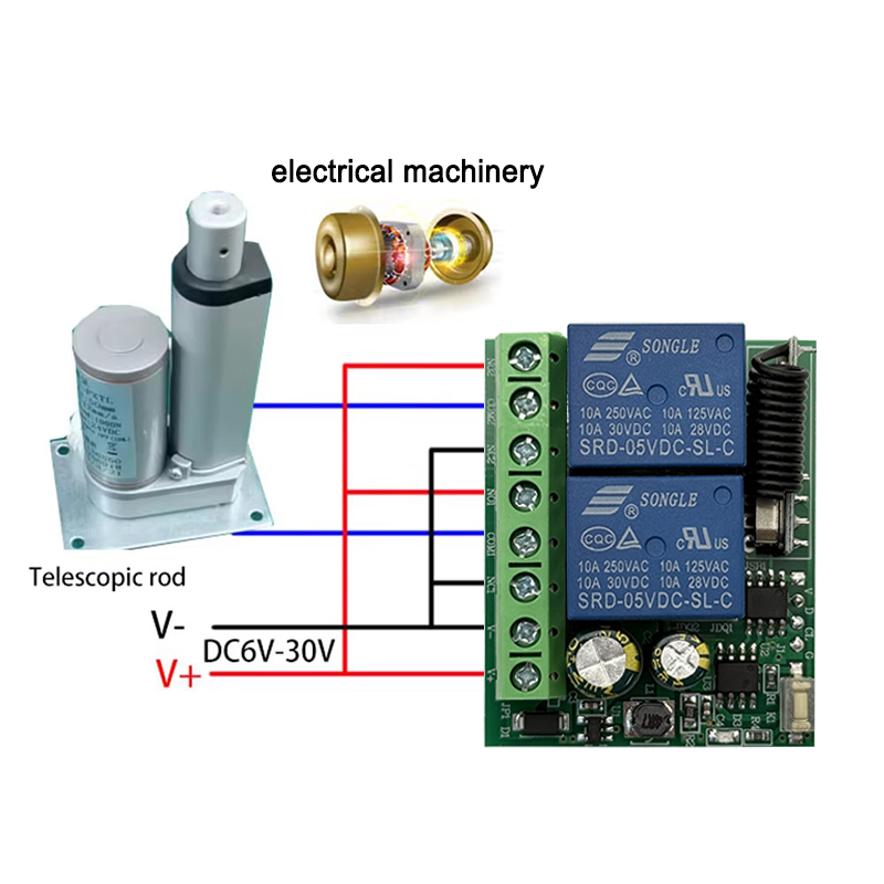 DC 9V 12V 24V AC 85-250V 2CH m - Rf 433Mhz Module avaliação e preço