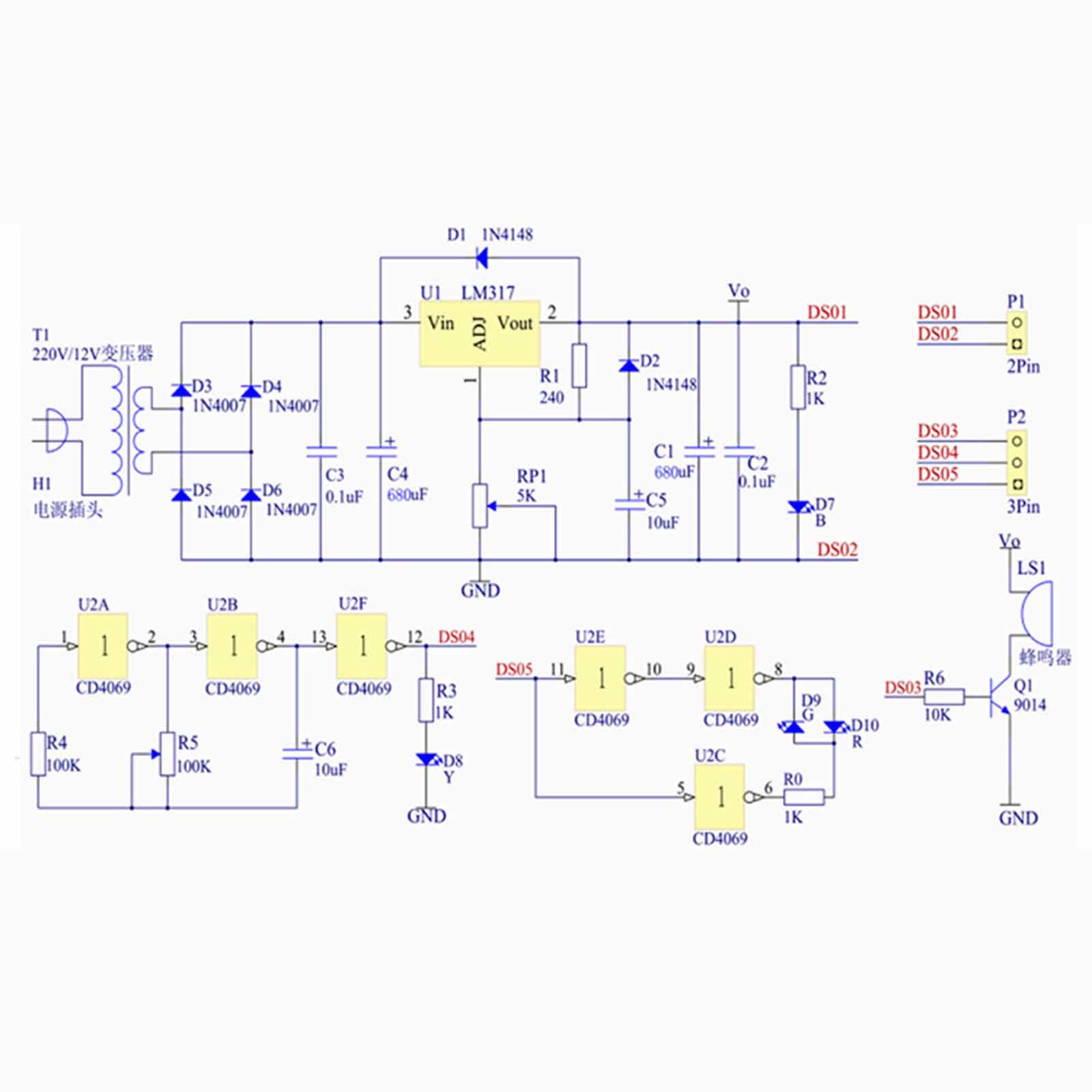 Placa de Fonte de Alimentação  - Diy Home Electronics Lab avaliação e preço