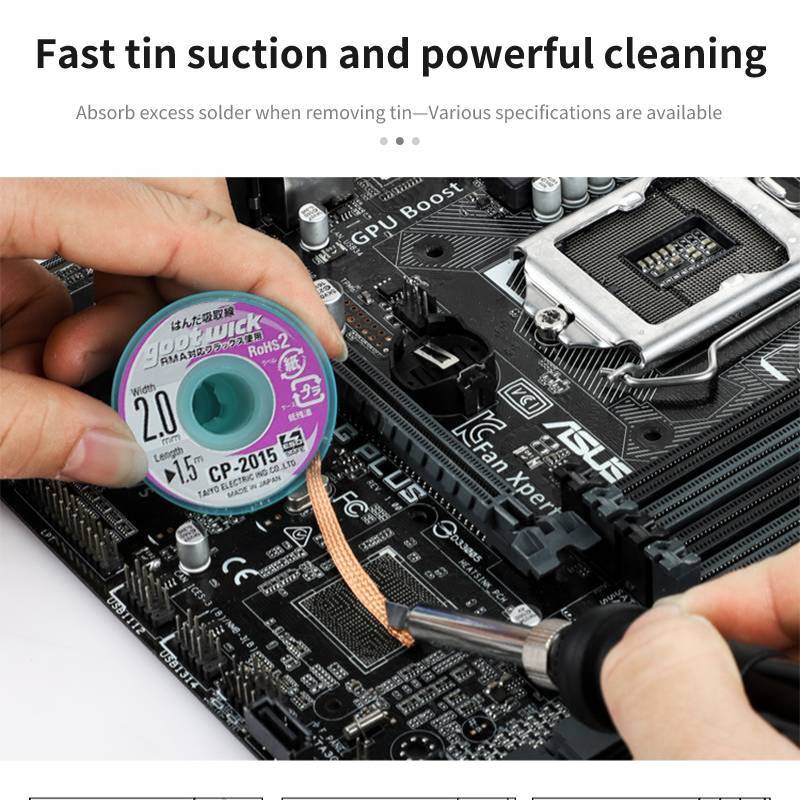 Boa Desoldering solda Wick, fi - Smd Solder Paste avaliação e preço