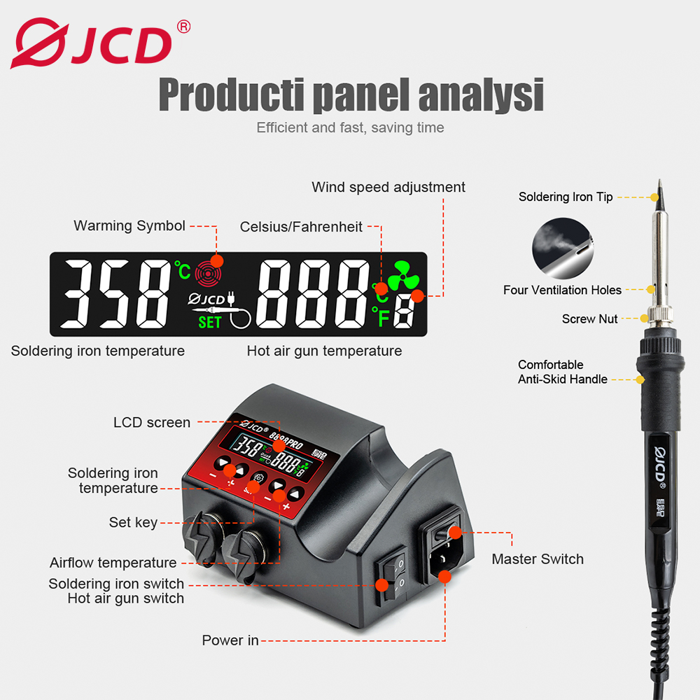 Estação de Solda JCD 8898Pro 2 - Smd Solder Paste avaliação e preço