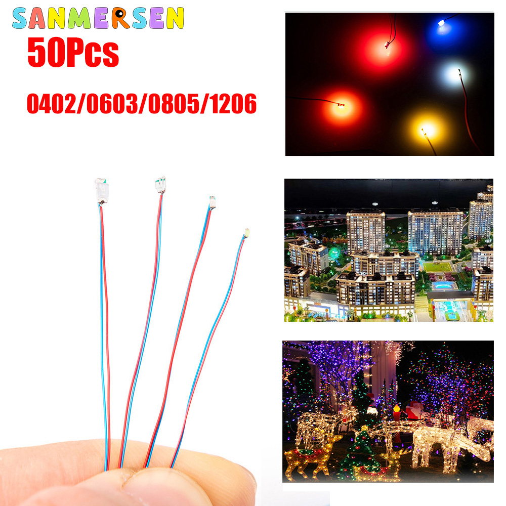 50 pces 0805 1206 smd lâmpada  - Smd Solder Paste avaliação e preço